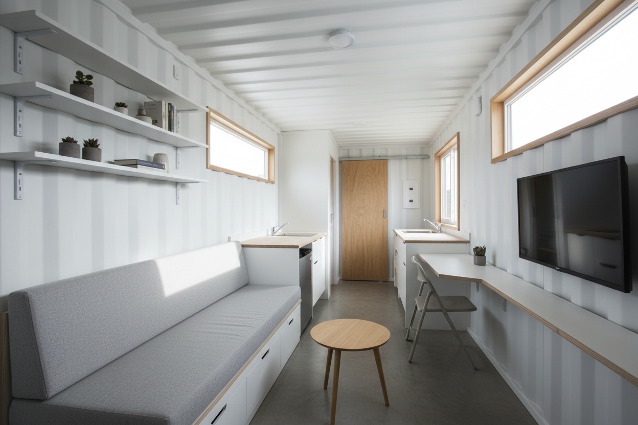 20ft Container Home Interior