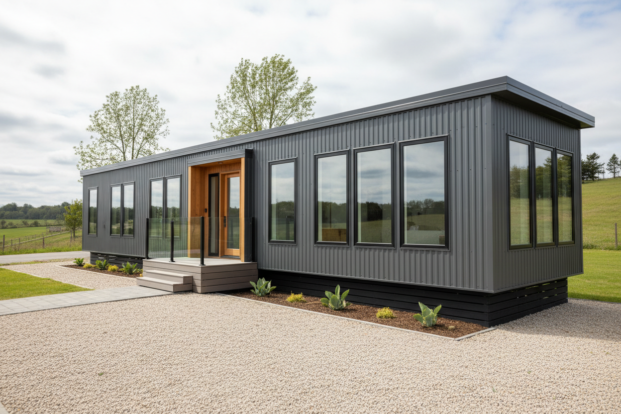 40ft Mobile Home - 1 Bedroom Exterior View